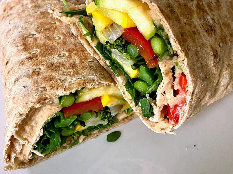 Tangy Veggie Wrap