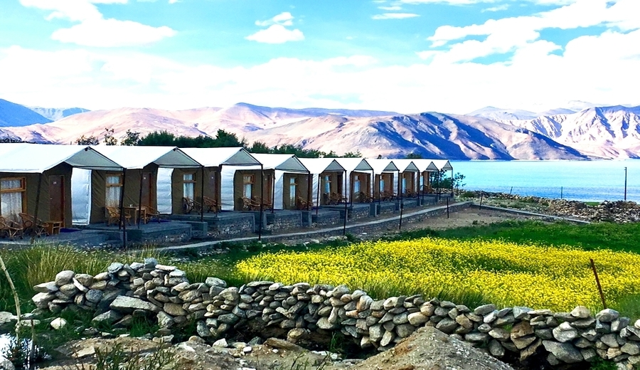 campus in Pangong Lake